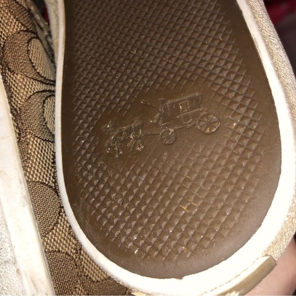 Coach ladies sneakers trainers size 9.5 - Picture 5 of 10